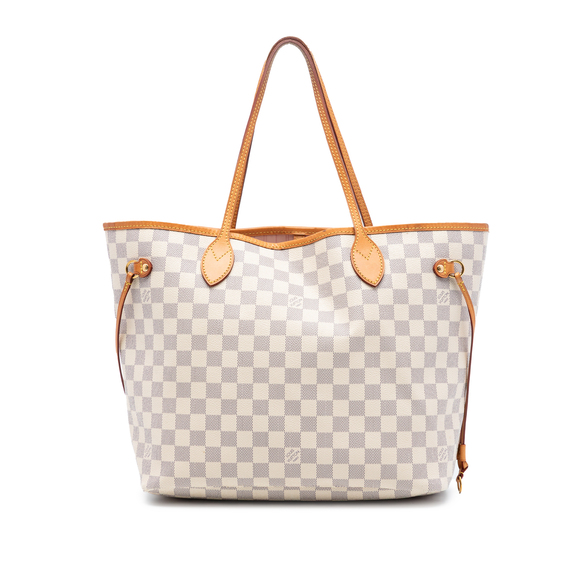 Louis Vuitton Handbags - Pre-Loved Louis Vuitton Damier Azur Neverfull MM